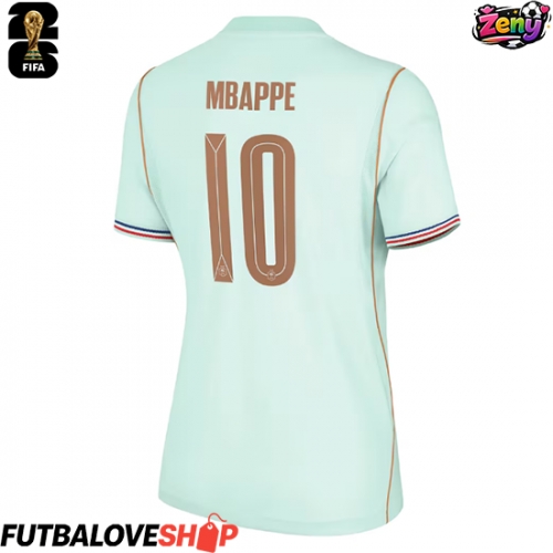 Dres Francúzsko Kylian Mbappe #10 Preč pre Ženy MS 2026 Krátky Rukáv
